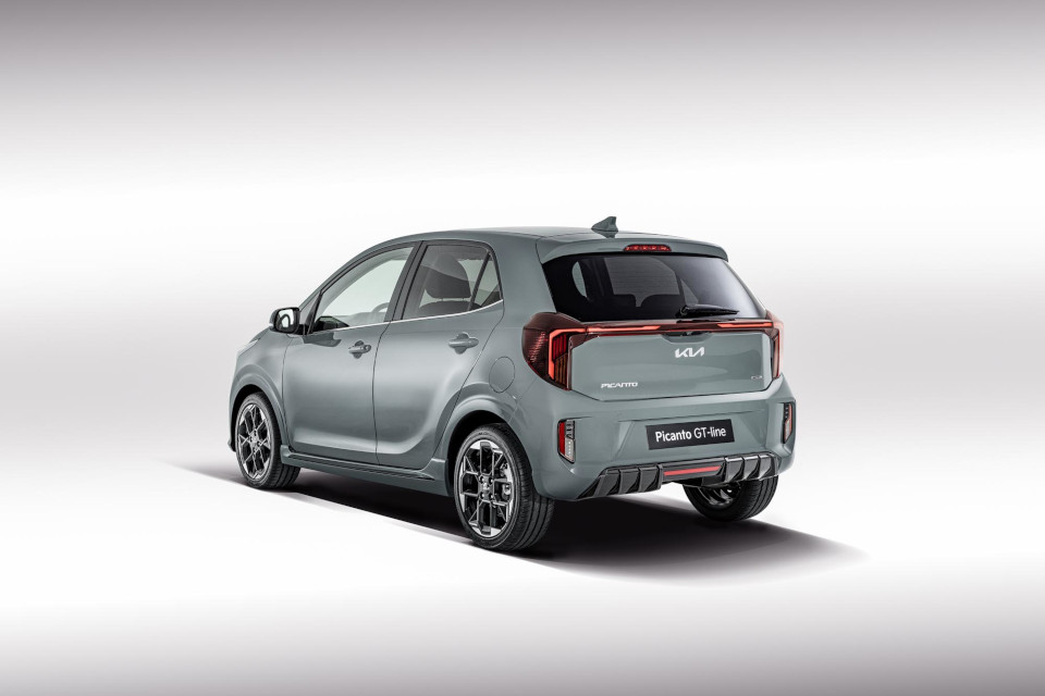 Kia Picanto MJ24, Aussenansicht, hinten links