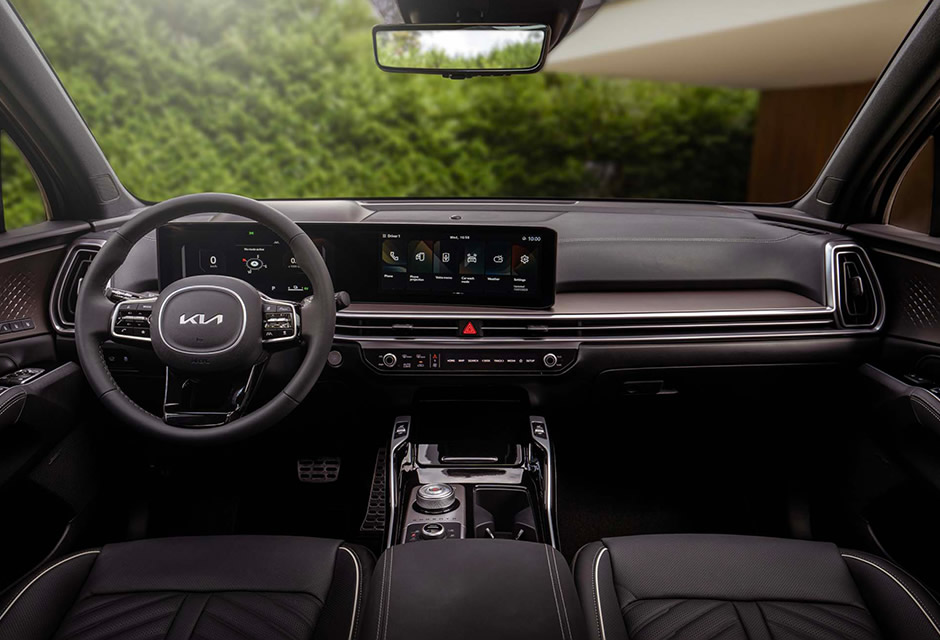 Kia Sorento Innenraum mit Dashboard