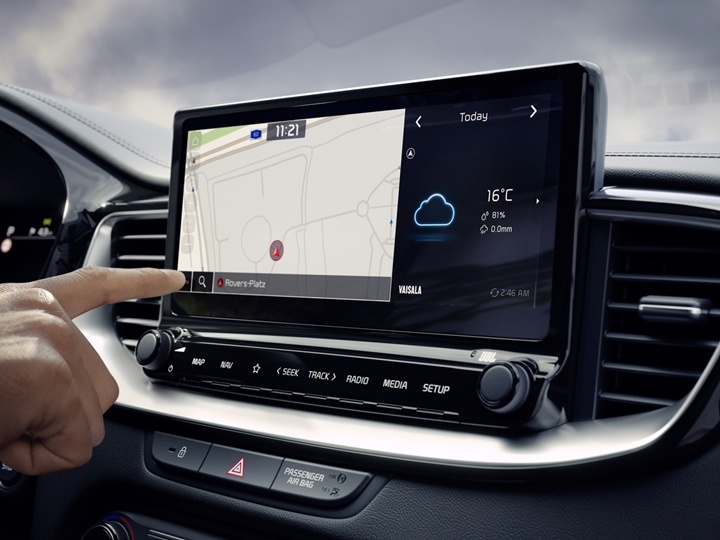 Kia Navigationskartenupdate, Symbolbild
