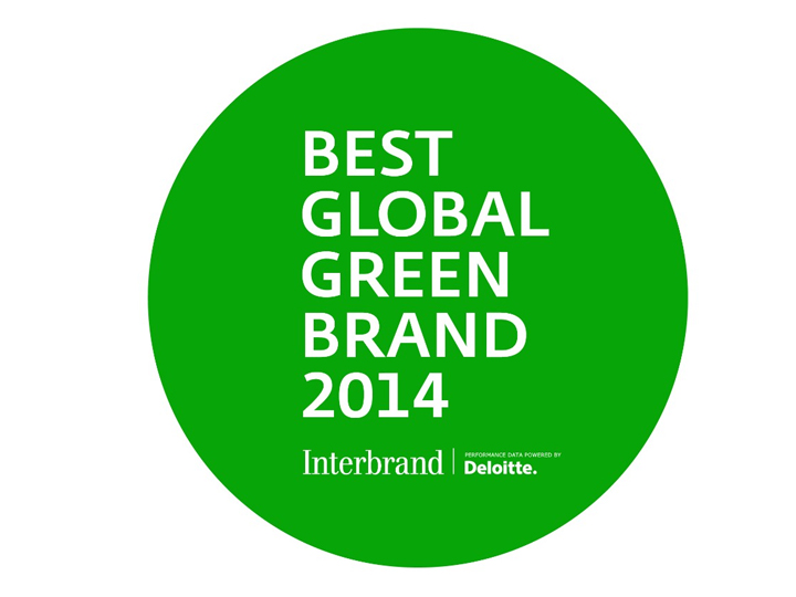 Kia Interbrand-positie Best Global Green Brand 2014 