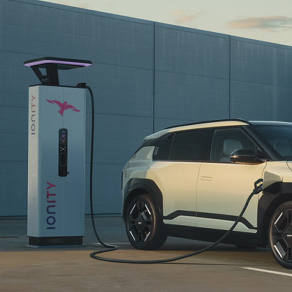 Kia EV3 se recharge avec IONITY