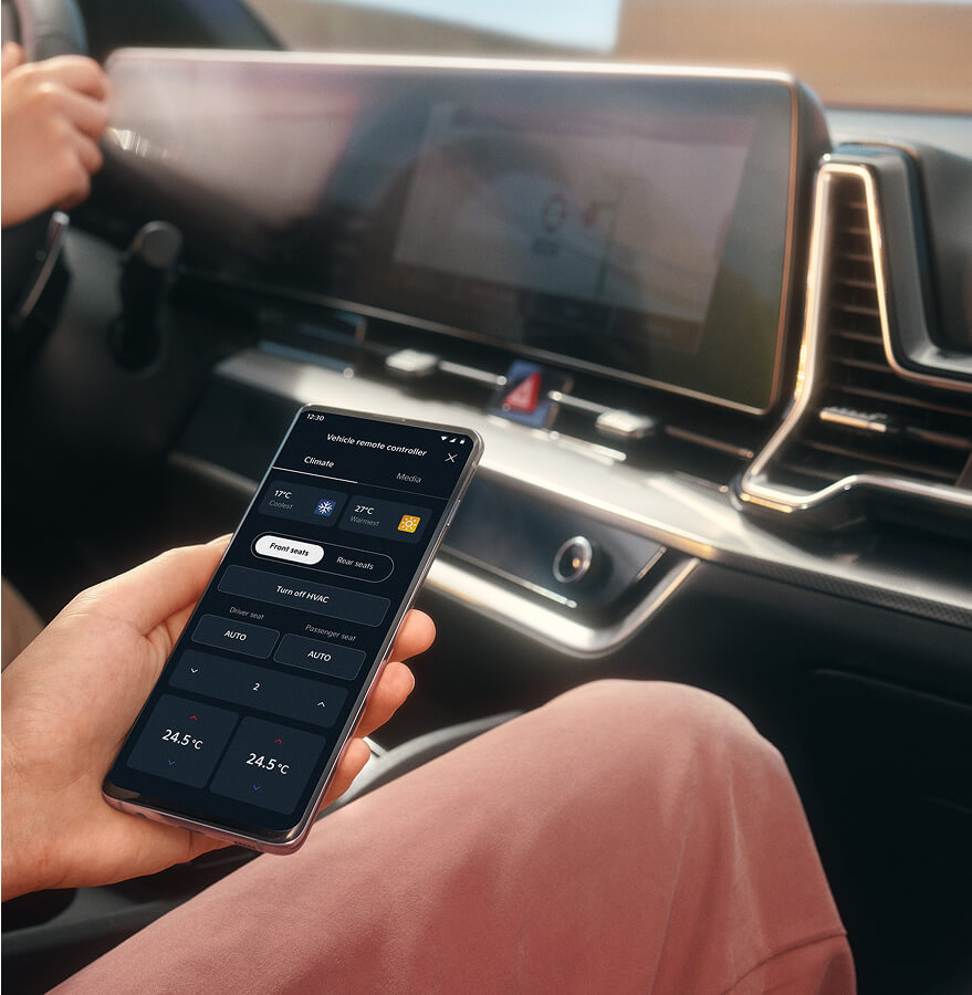 Kia EV3 et Kia App