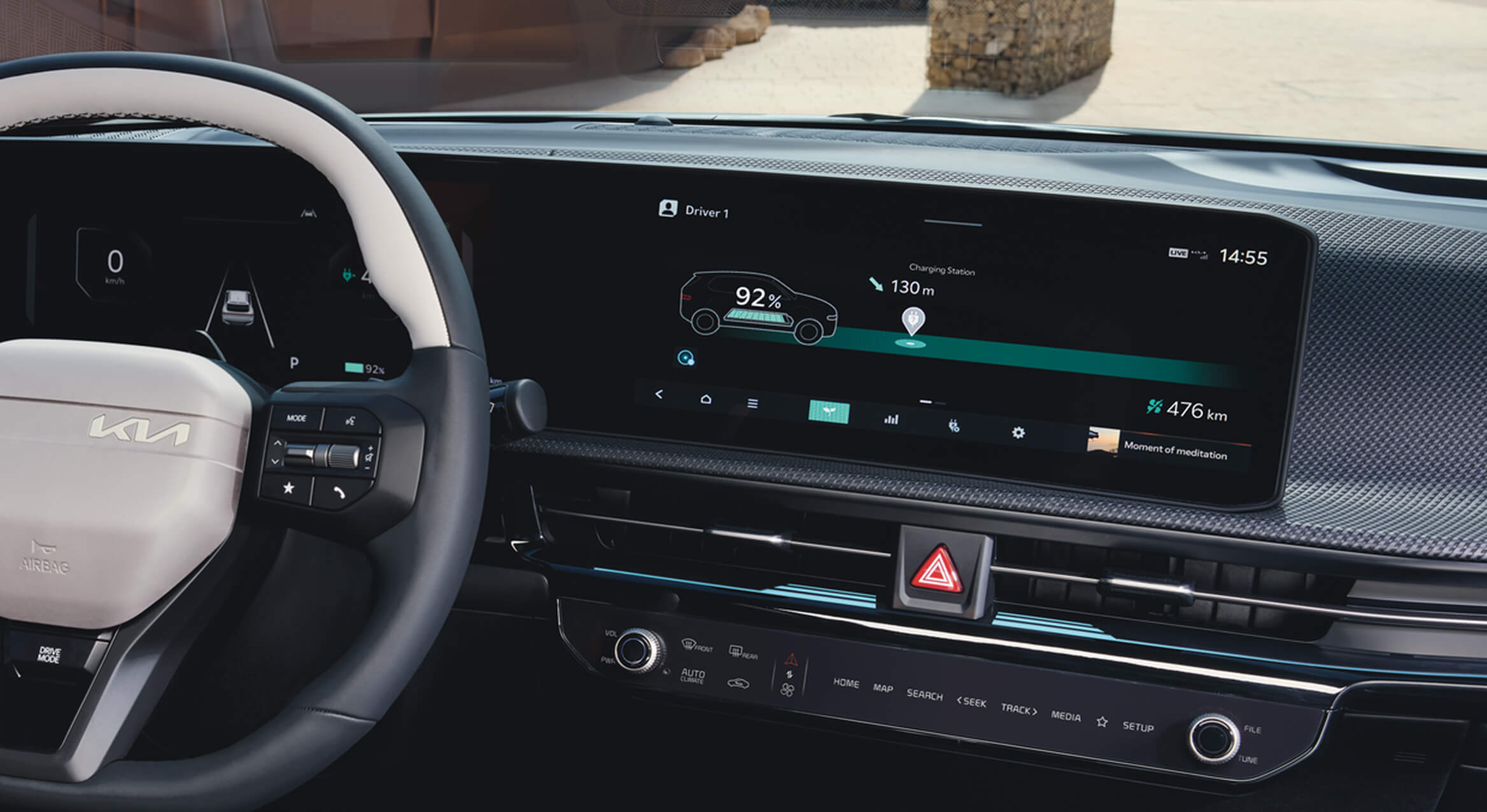 Habitacle du Kia EV4 GT