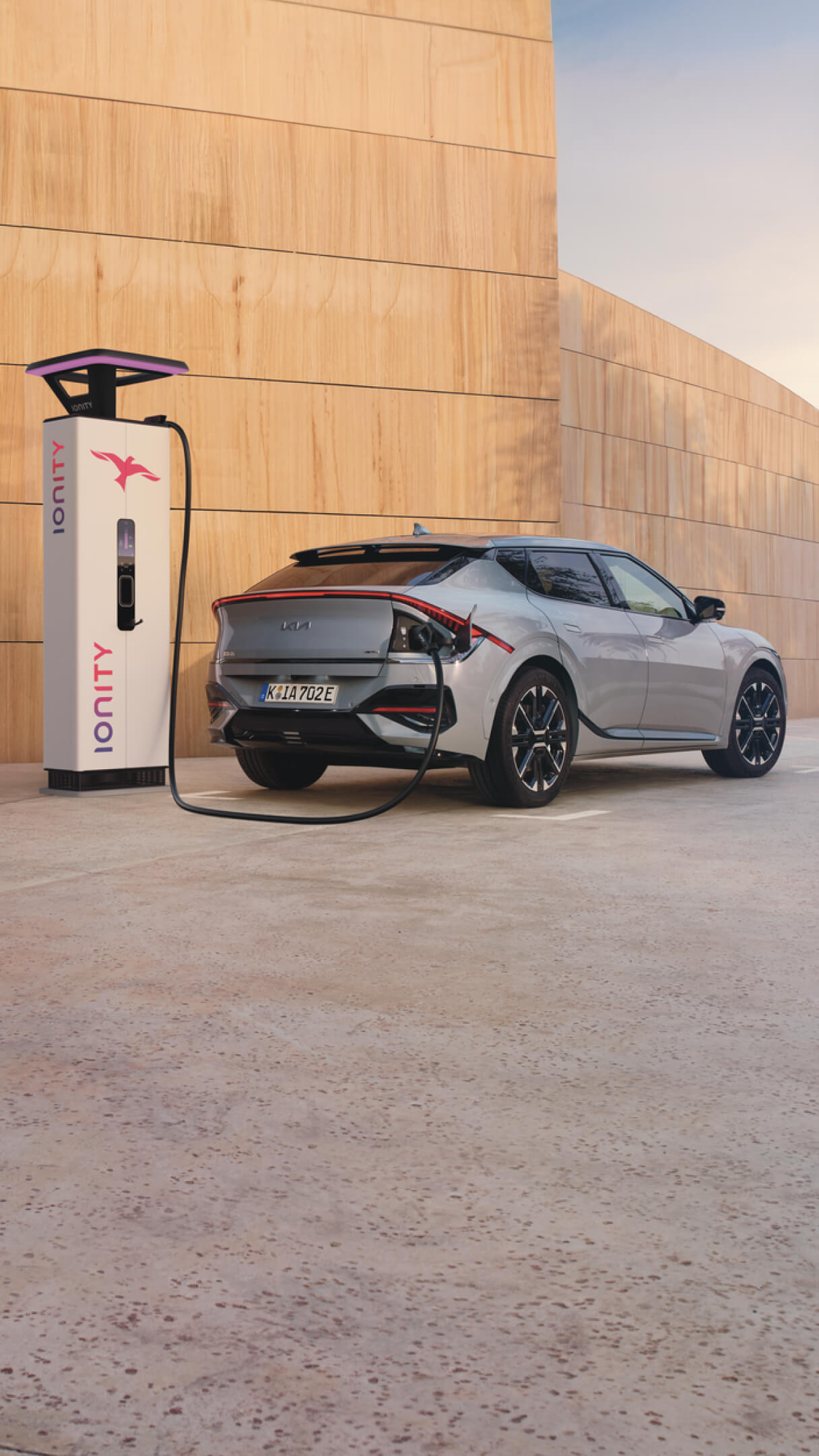 Kia EV6 se recharge avec IONITY