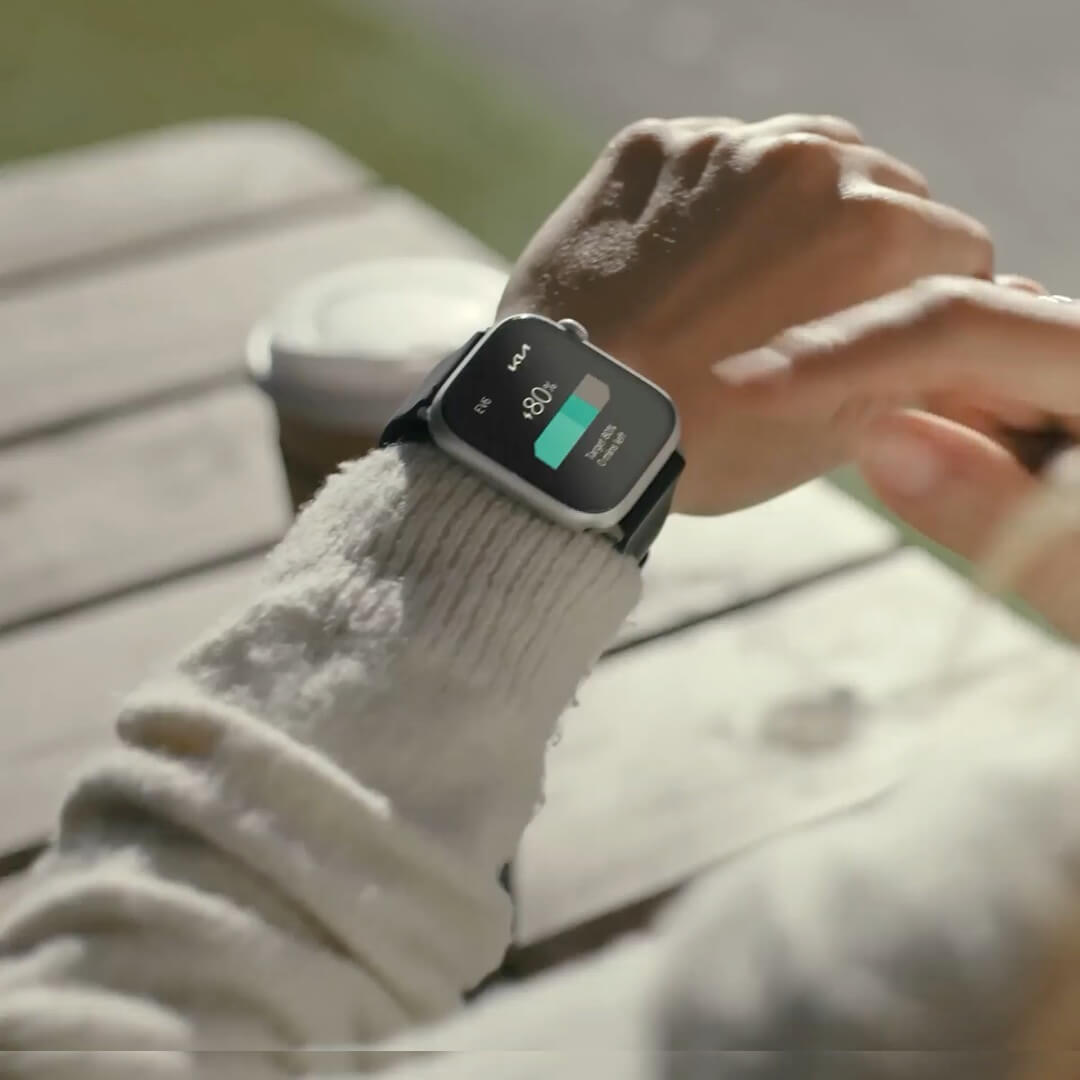Kia App sur montre connectée