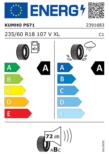 Kia Tyre Label 