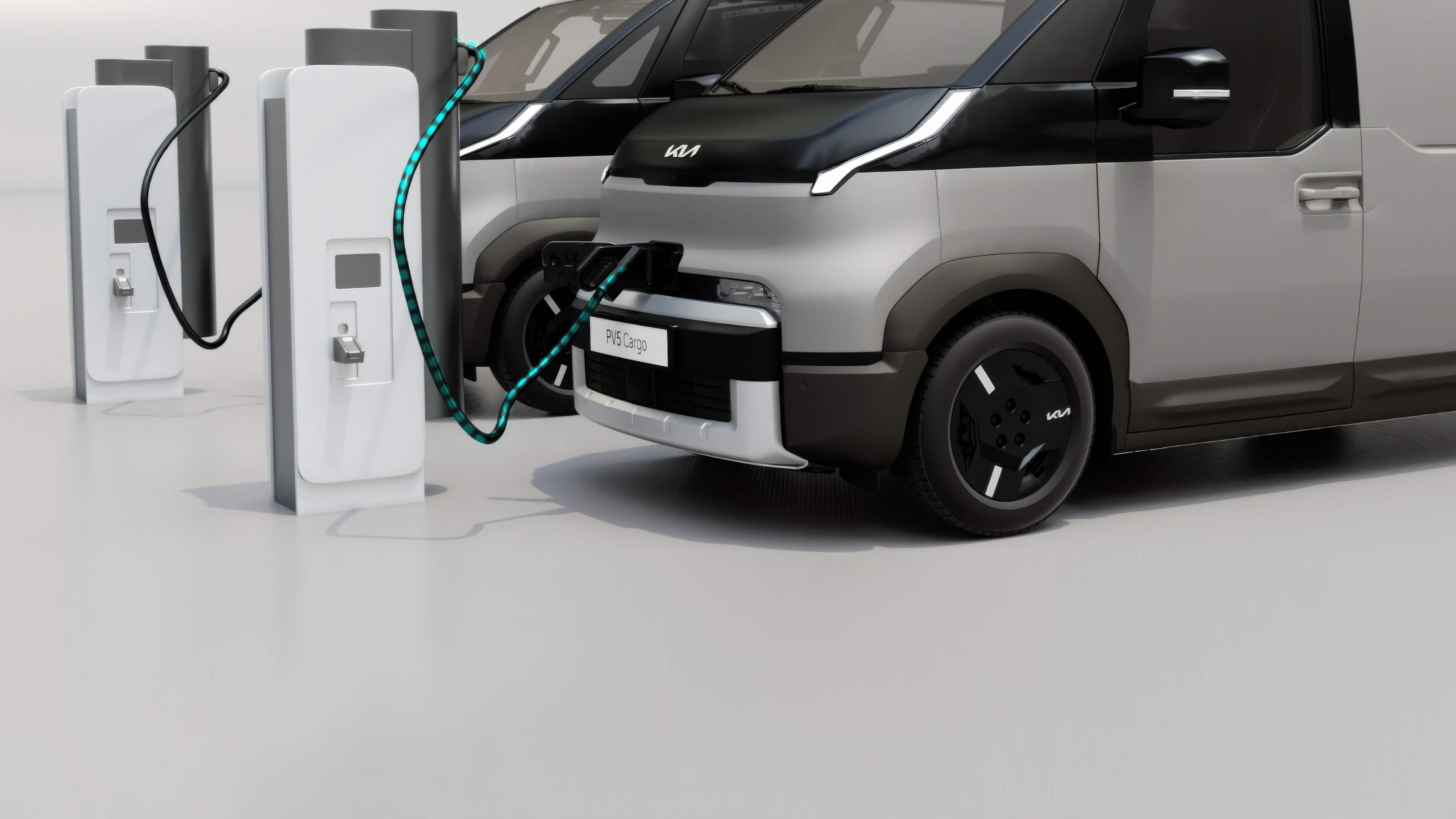 En vy över de färgglada appikonerna som representerar appbutiken för Kia PBV i operativsystemet Android Automotive OS.