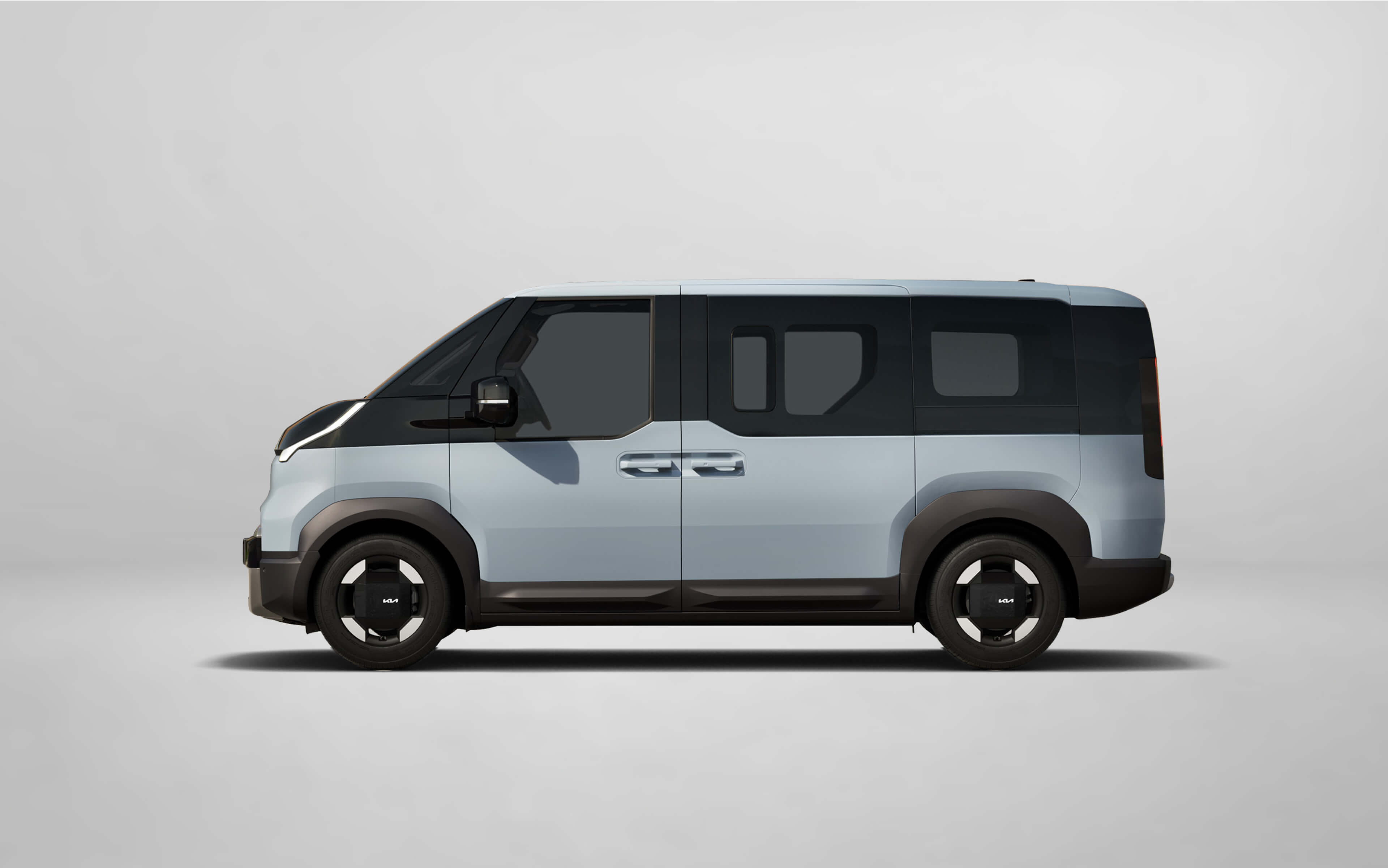 Vue latérale du Kia PV5 Passenger