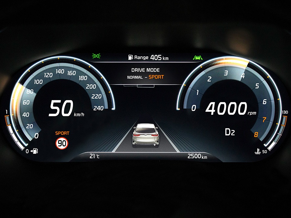 kia ceed gt met volledig digitaal 12.3’’-instrumentenbord
