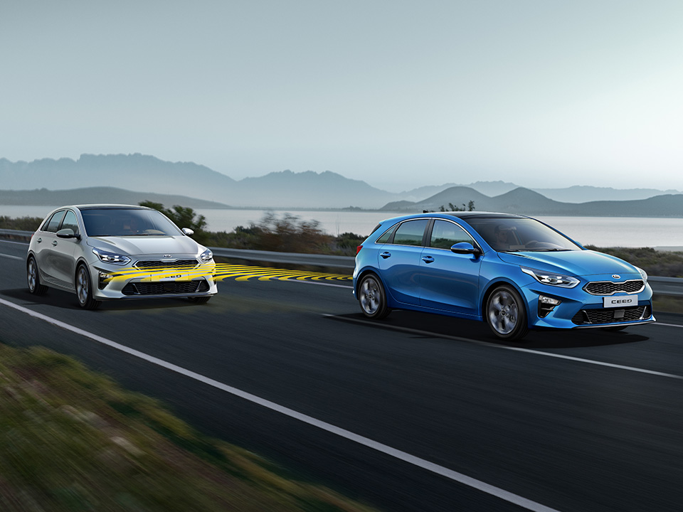 kia ceed – blindspot collision warning