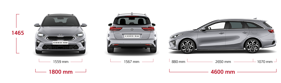 Kia Ceed Sportswagon Dimensions