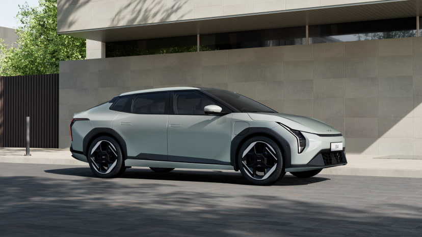 The Kia EV4 Fastback