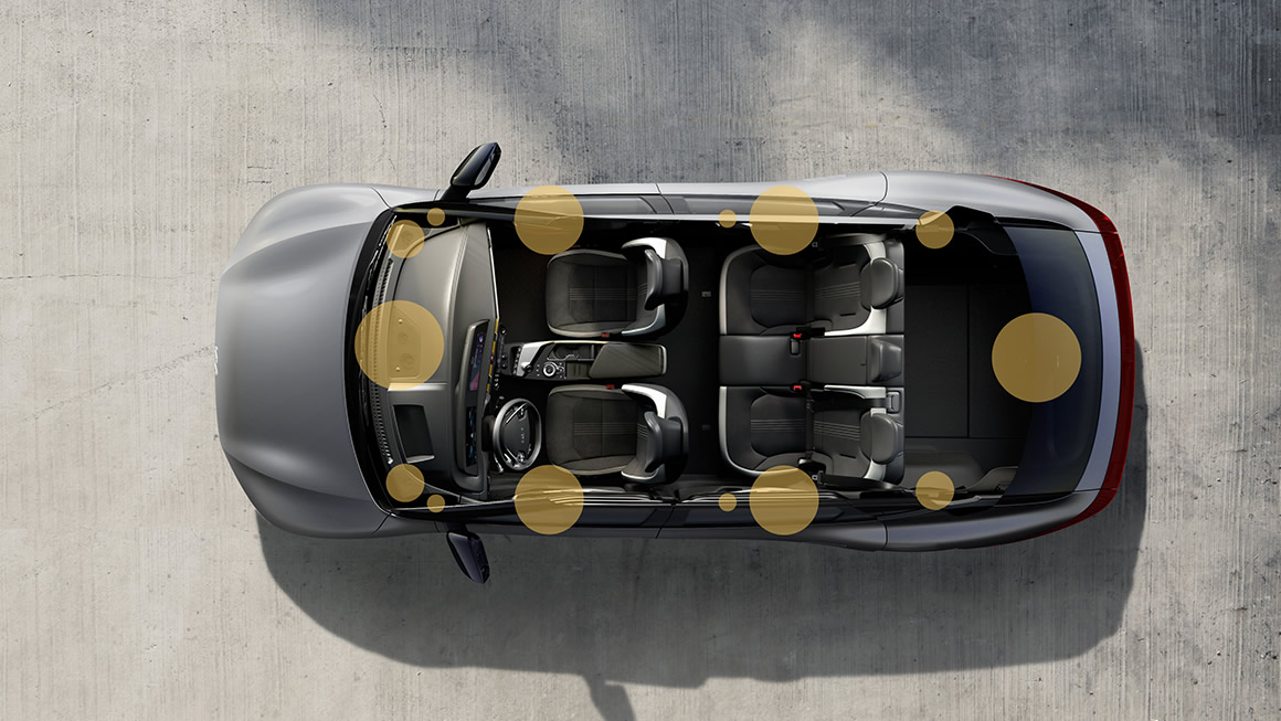 EV6 design seen from rear