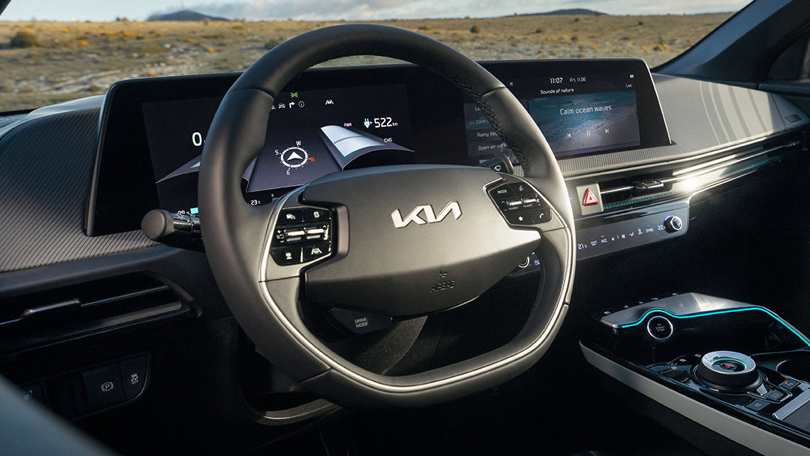 EV6 steering wheel