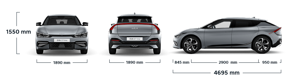Kia EV6 - tutte le dimensioni