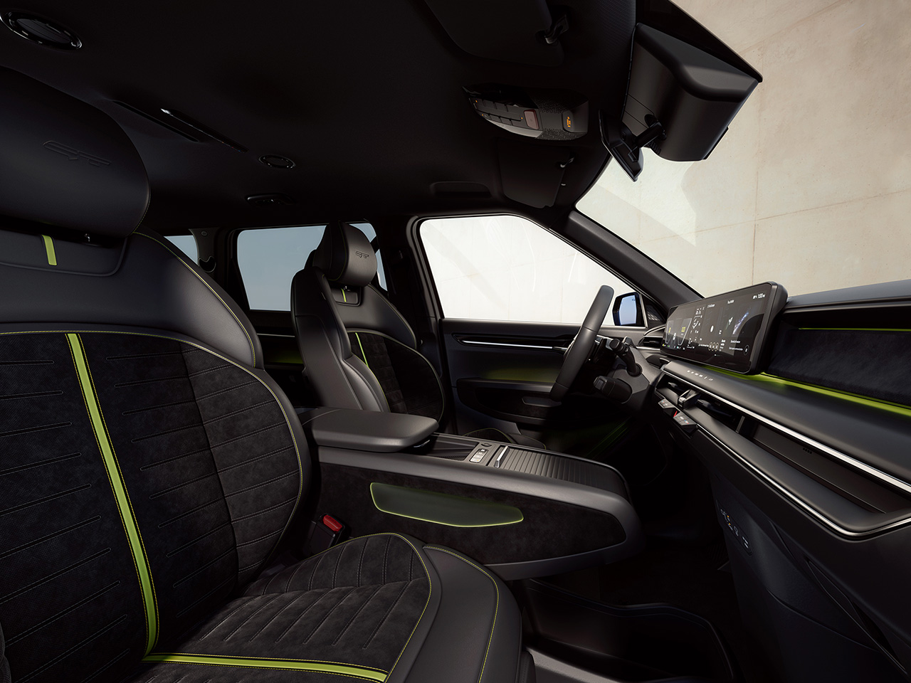 Nouveau siège semi-baquet luxueux avec éclairage d’ambiance