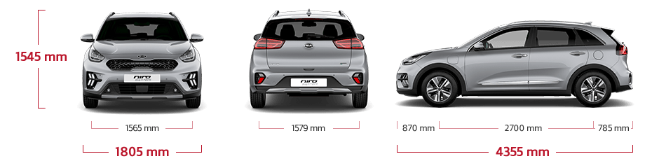 Kia Niro Plug-in Hybrid dimensioner