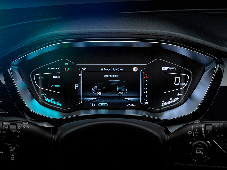 Kia Niro benzine- en elektrische aandrijving 