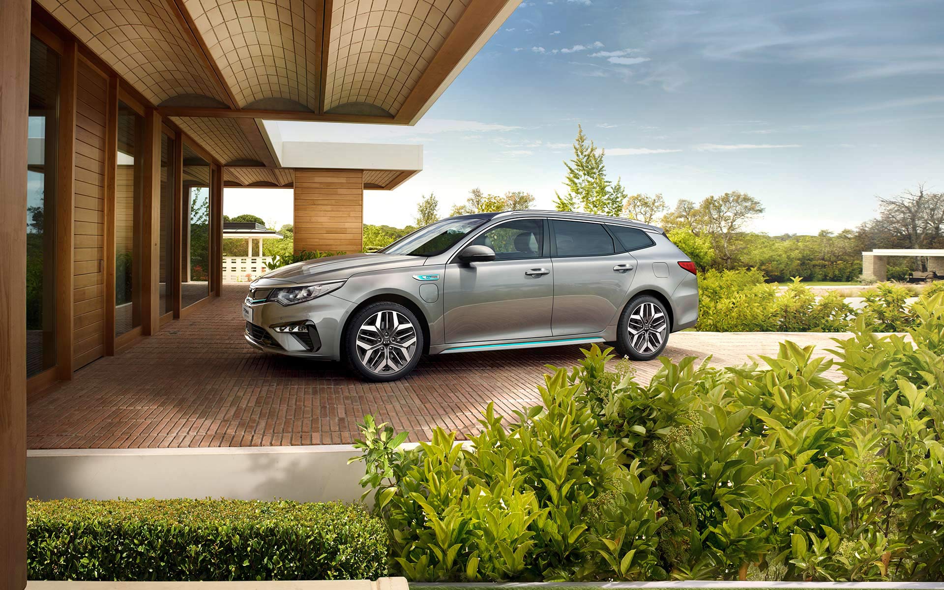 De Kia Optima Sportswagon Plug-in Hybrid – exterieur