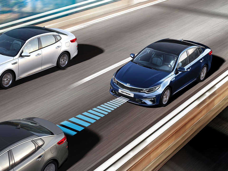 Kia Optima Sportswagon Plug-in Hybrid – geavanceerde intelligente snelheidsregelaar