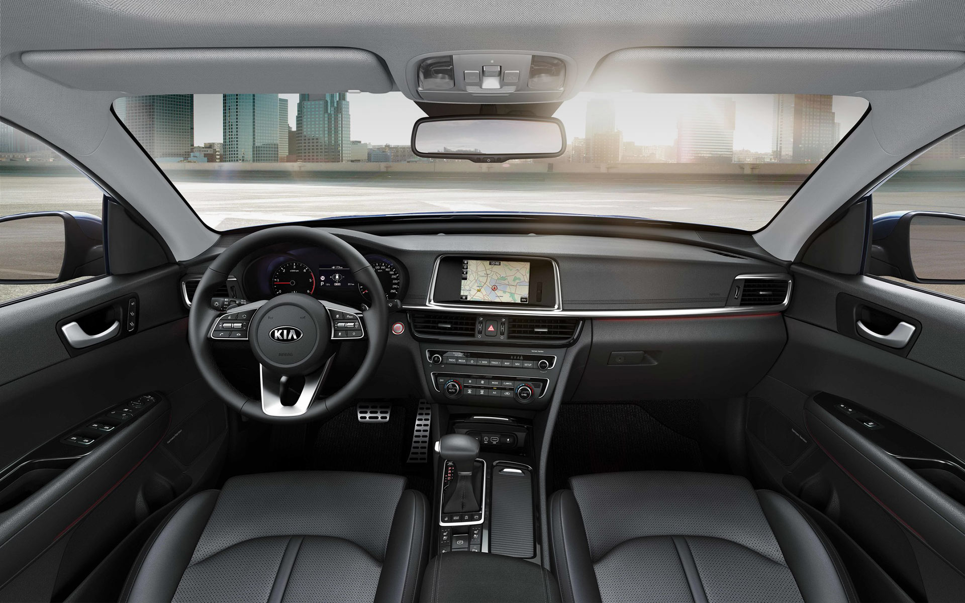 Kia Optima Sportswagon – interieur 