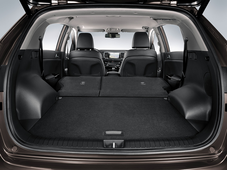 Kia Sportage generous boot - Down