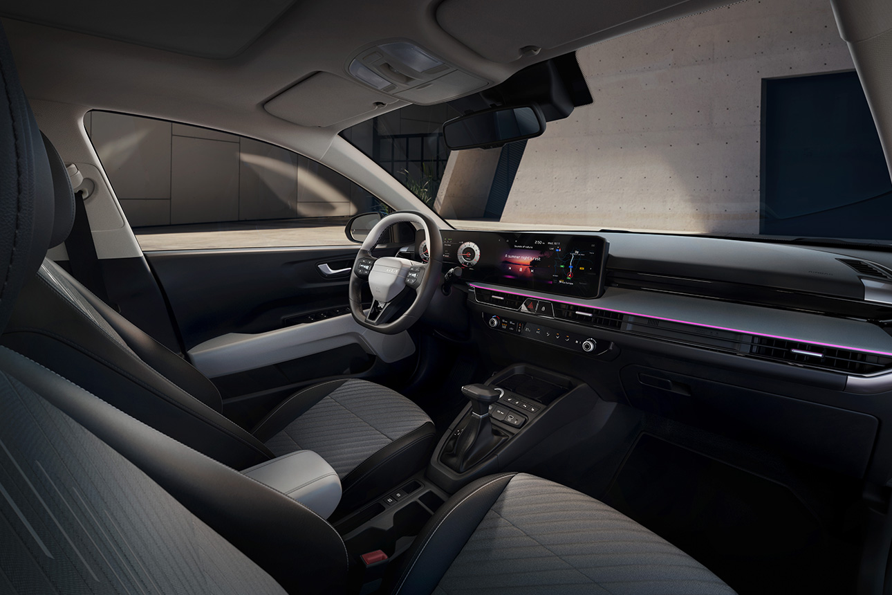 Dual-screen digital cockpit