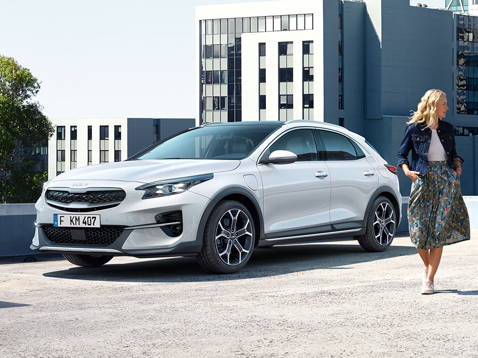 kia xceed plug-in hybrid – in de stad