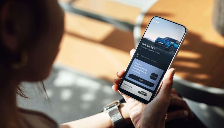 Sfeer visual Kia app