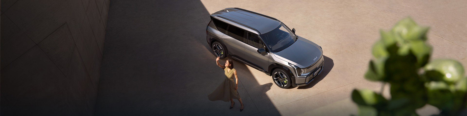 Kia EV9 bovenaanzicht visual