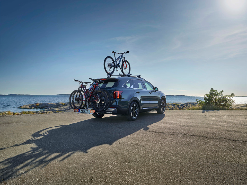 Lasthållare i aluminium och cykelhållare